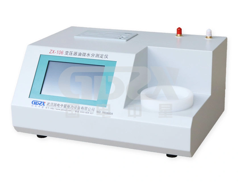 Testeur automatique de trace d'humidité de l'huile de transformateur avec alarme d'auto-inspection de court-circuit.