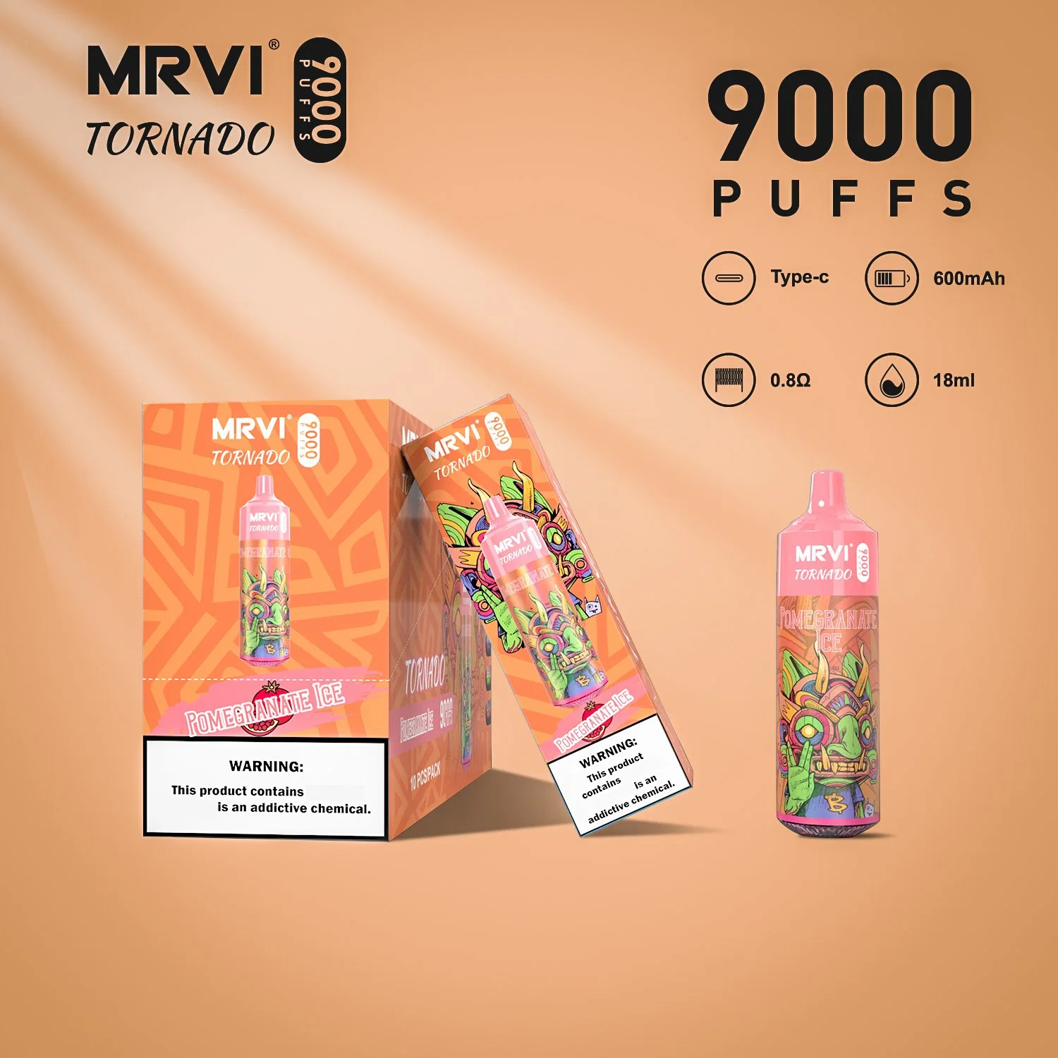 Hot Selling Disposable/Chargeable Vape Mrivi Tornado 9000 Puffs Russia Disposable/Chargeable Vape 9000 Puffs Disposable/Chargeable Pod Us Market Wholesale/Supplier Vape Mrivi Tornado 9000 Puffs