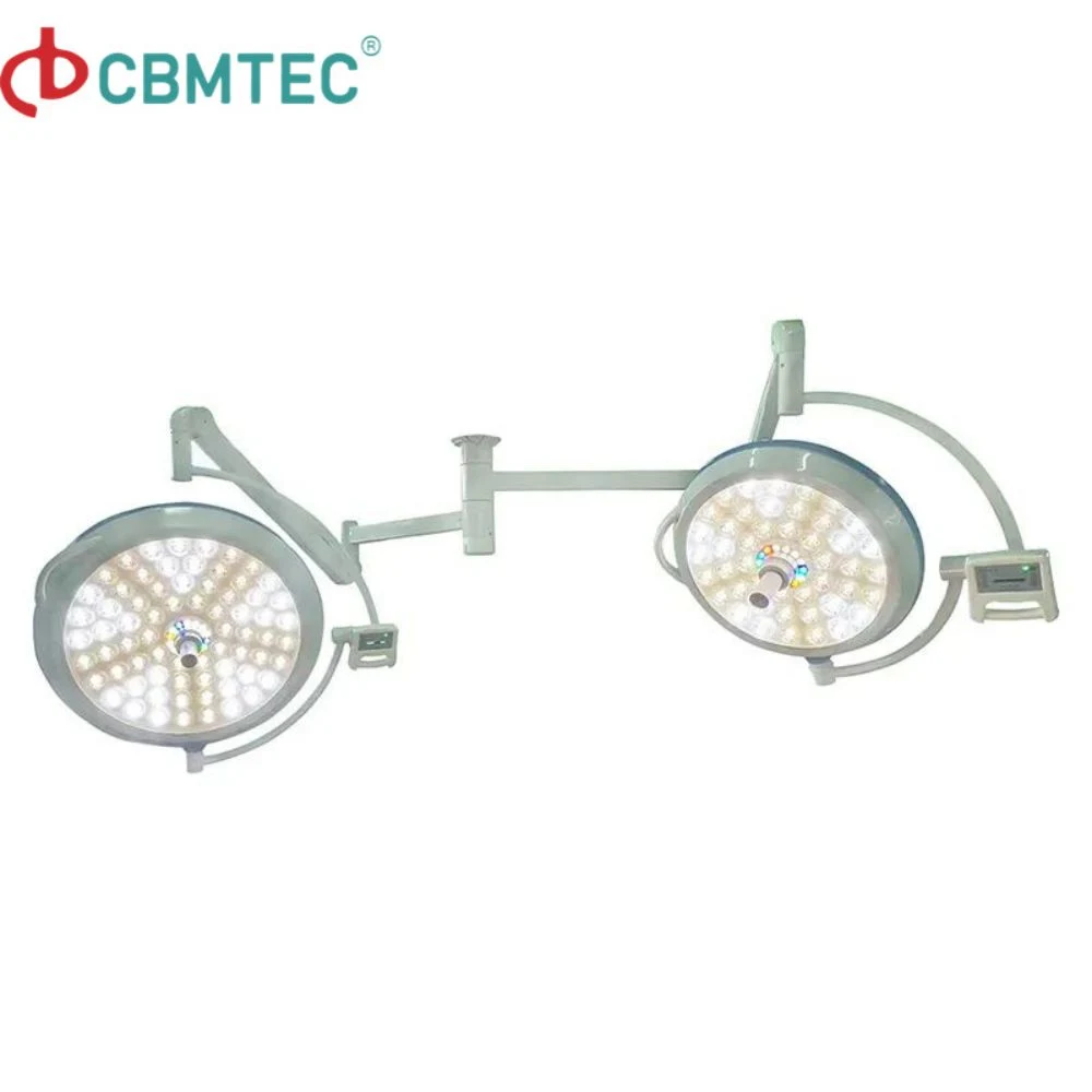 Équipement médical appareil hospitalier patient utilisation Double Head LED fonctionnement Lampe éclairage chirurgical de l'hôpital