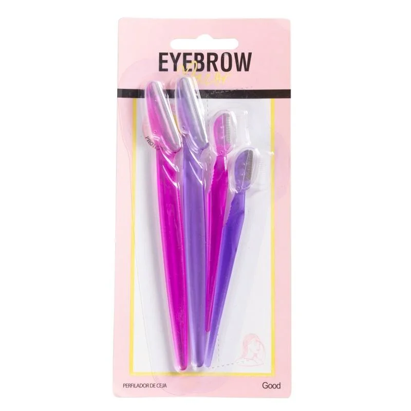 Herramientas de maquillaje para mujeres Ceyebrow Razor Trimmer cuchilla de acero inoxidable Ceyebrow Recortador