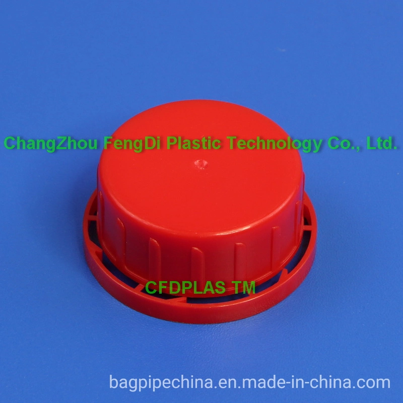 40mm Long Skirt Tamper Evident Cap with Wadded Seal for Hematology Reagent Bottles