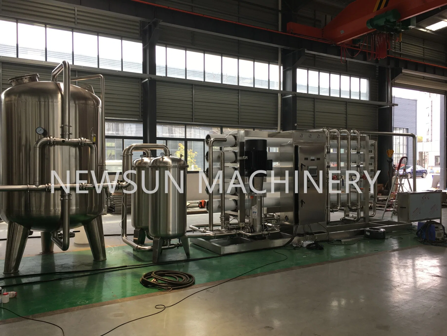 2022 Newsun Automatic Juice Beverage Manufacture/Juice Fruit Filling Capping Bottling Machine Plant