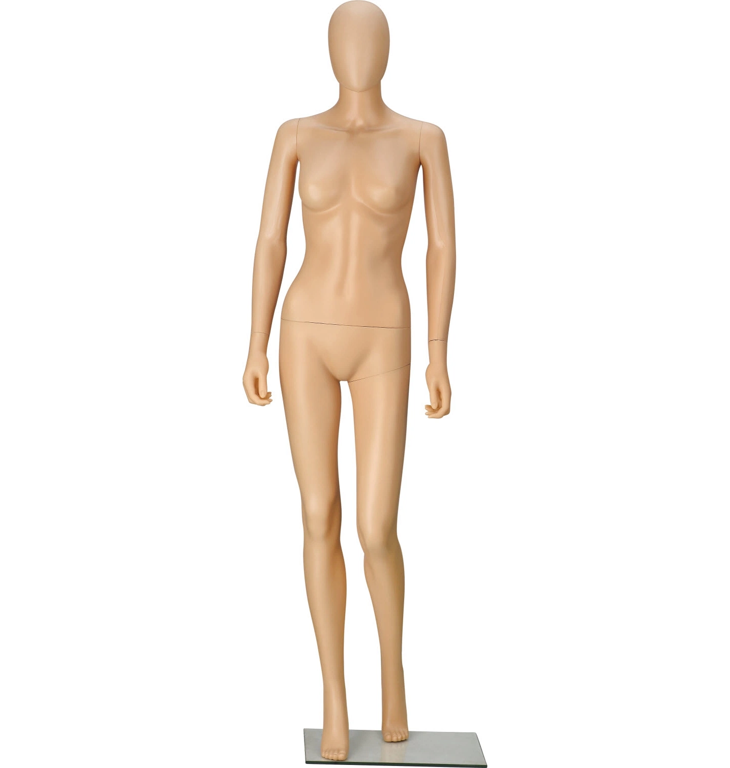 Custom Blowing White Fashion Display Head Sitting/Standing Female/Male Mannequin