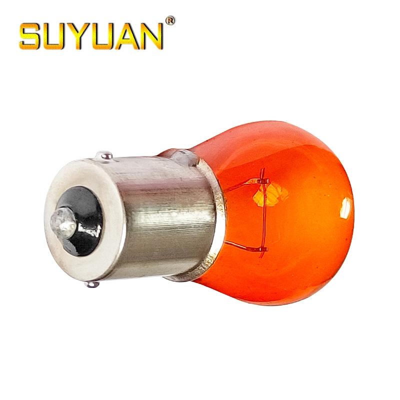 Amber Color Light P21W 12V21W S25 Halogen Auto Bulb for Vehicle Turn Light