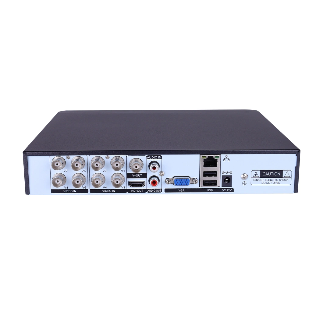 8 Channel H. 265 Hybrid DVR and 8 Pieces CCTV Security Video Ahd Tvi Cvi CVBS IP Cameras HVR Xvr NVR Kits