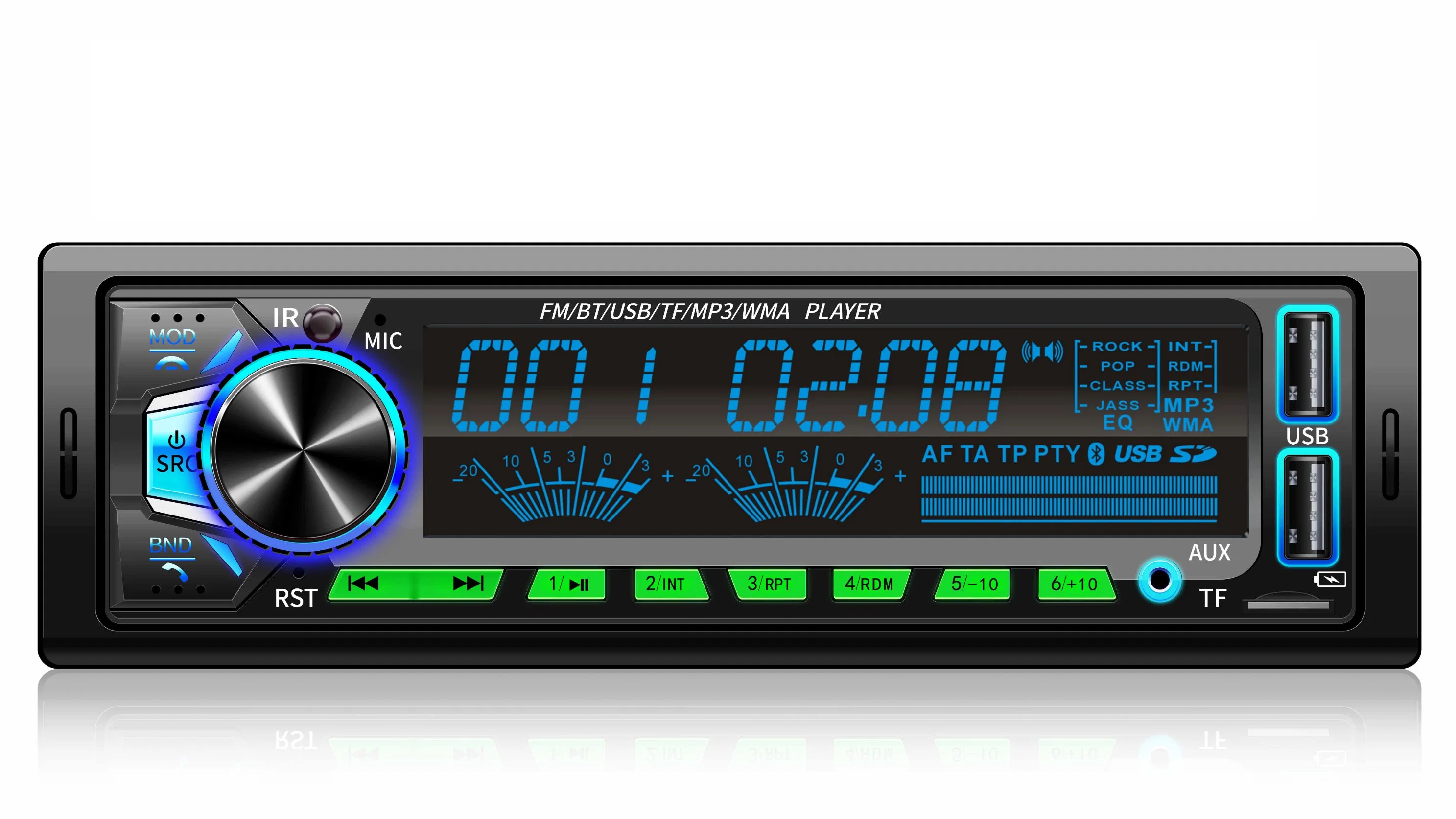 Hot Vente de produits de l'autoradio lecteur MP3 avec radio FM audio Bluetooth voiture lecteur MP3