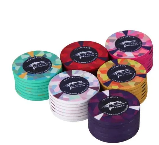 High Quality Manufacture Custom Ceramic Poker Chips for Entertainment