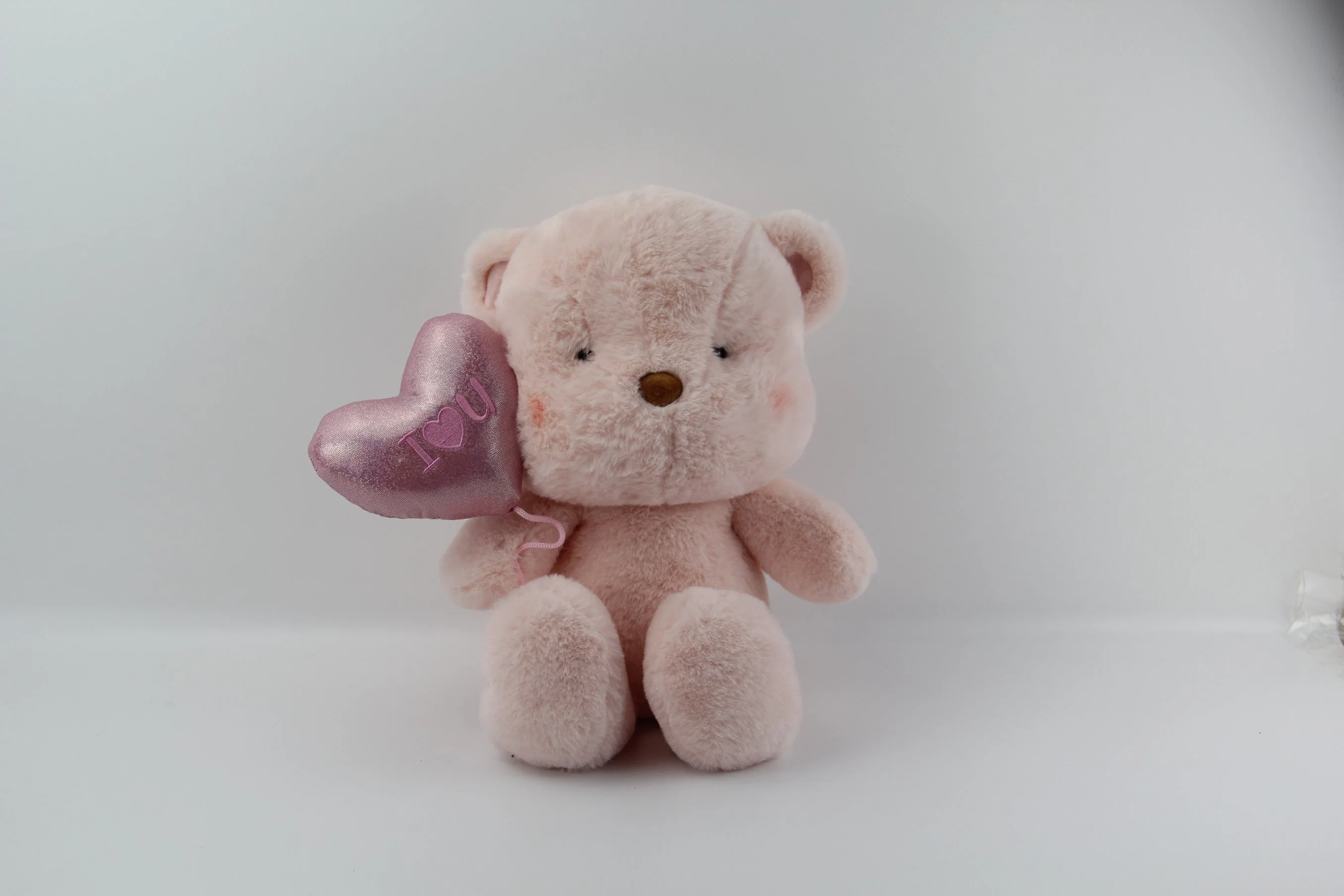 Wholesale Pink Teddy Bear Plush Toys Stuffed Animal Valentine Day Gifts Balloon