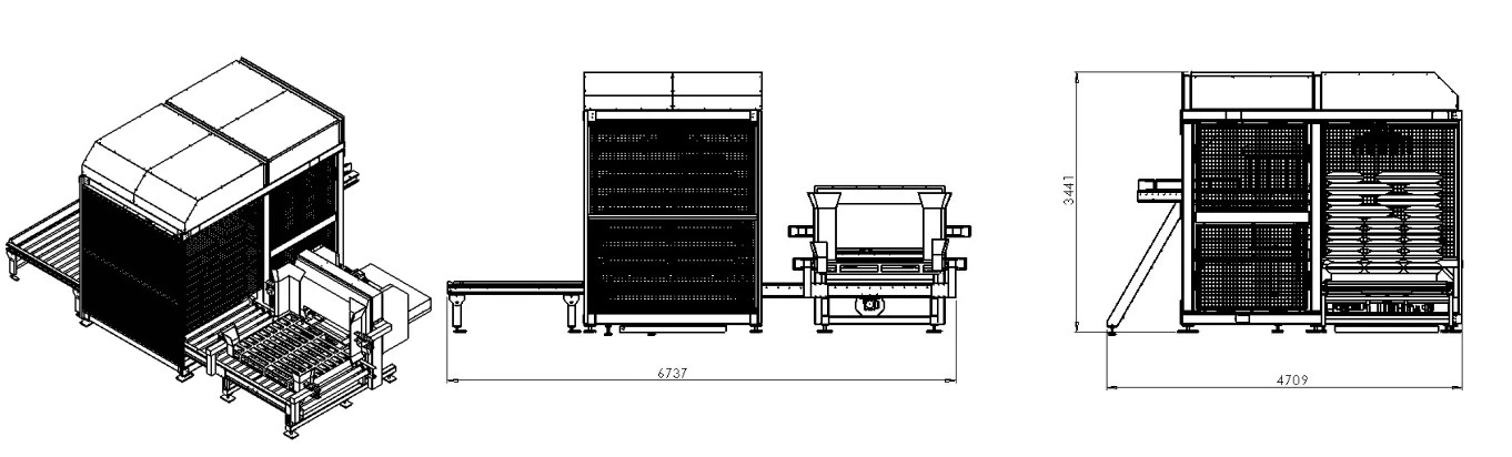 Hot Sale Robot Palletizer Plastic Bottle Robot Palletizer Woven Bag Robot Palletizer