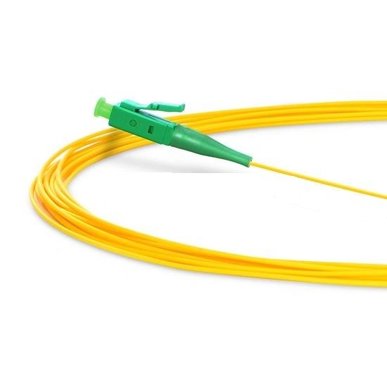 LC/APC Sc/APC Standard 0.9mm Single Cord Simplex Buffered Fiber Pigtail OS2 for Patch Panels, Wall Boxes