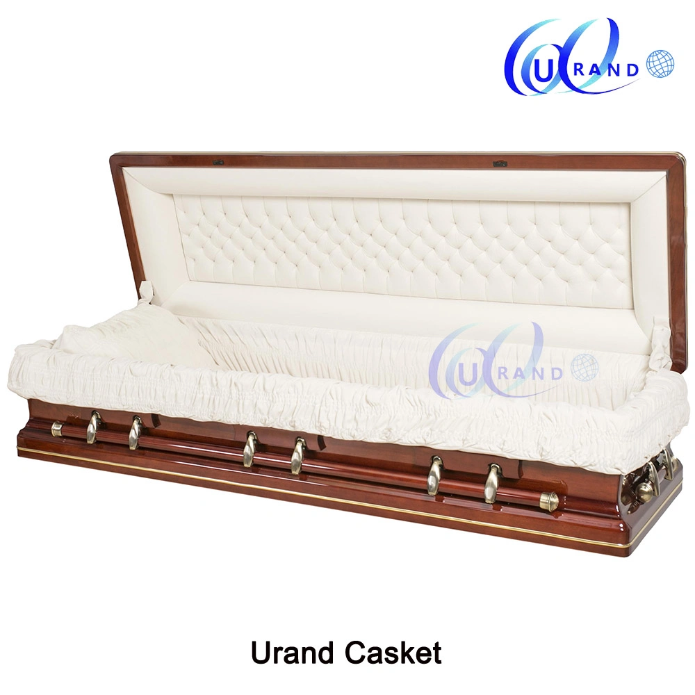 High Gloss Full Couch Wooden Casket Not Metal Casket