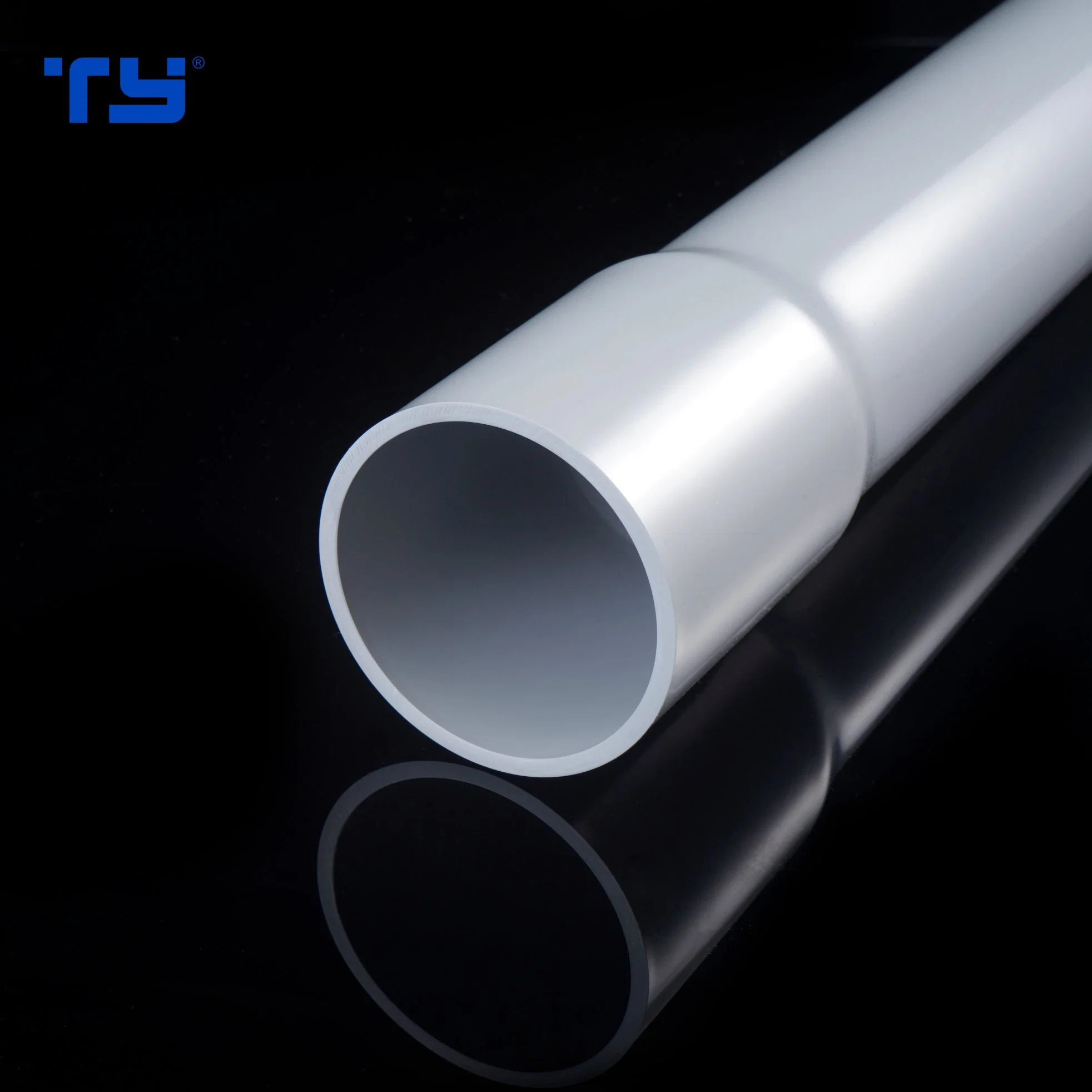 Conduit électrique UL 1/2''-8 inch PVC rigide Sch 40 Sch80 Tube électrique UL651 CSA pour tuyau en PVC