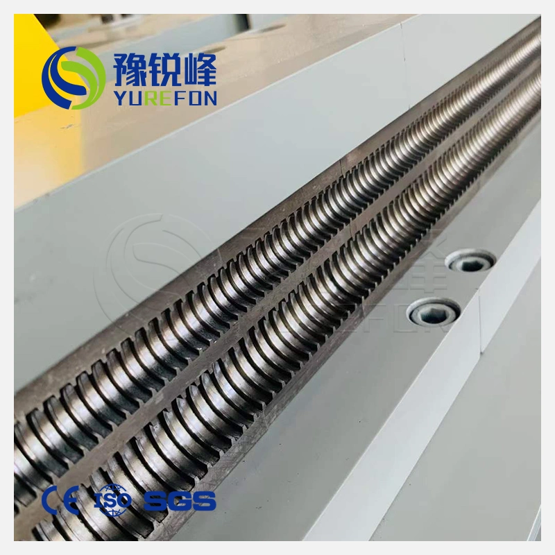 PP PE PVC Plastic Wire Cable Protection Flexible Pipe Tube Extruder Extrusion Production Line