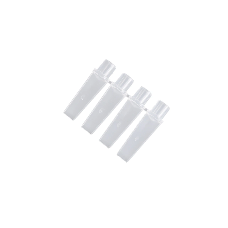 Laboratory Plastic PP PCR 4 Strip Tubes Dnase Rnase Free 0.1ml PCR Strips