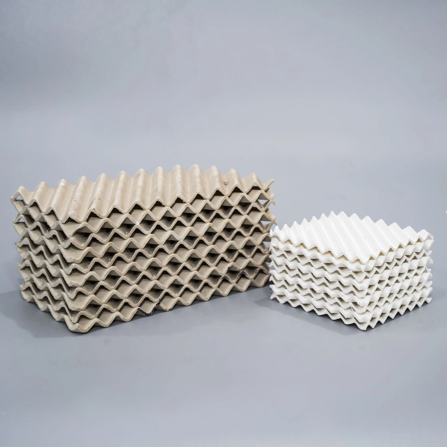 Ceramic Corrugated Structured Packing with Hole for Sulphuric Acid Absorption Column Tower