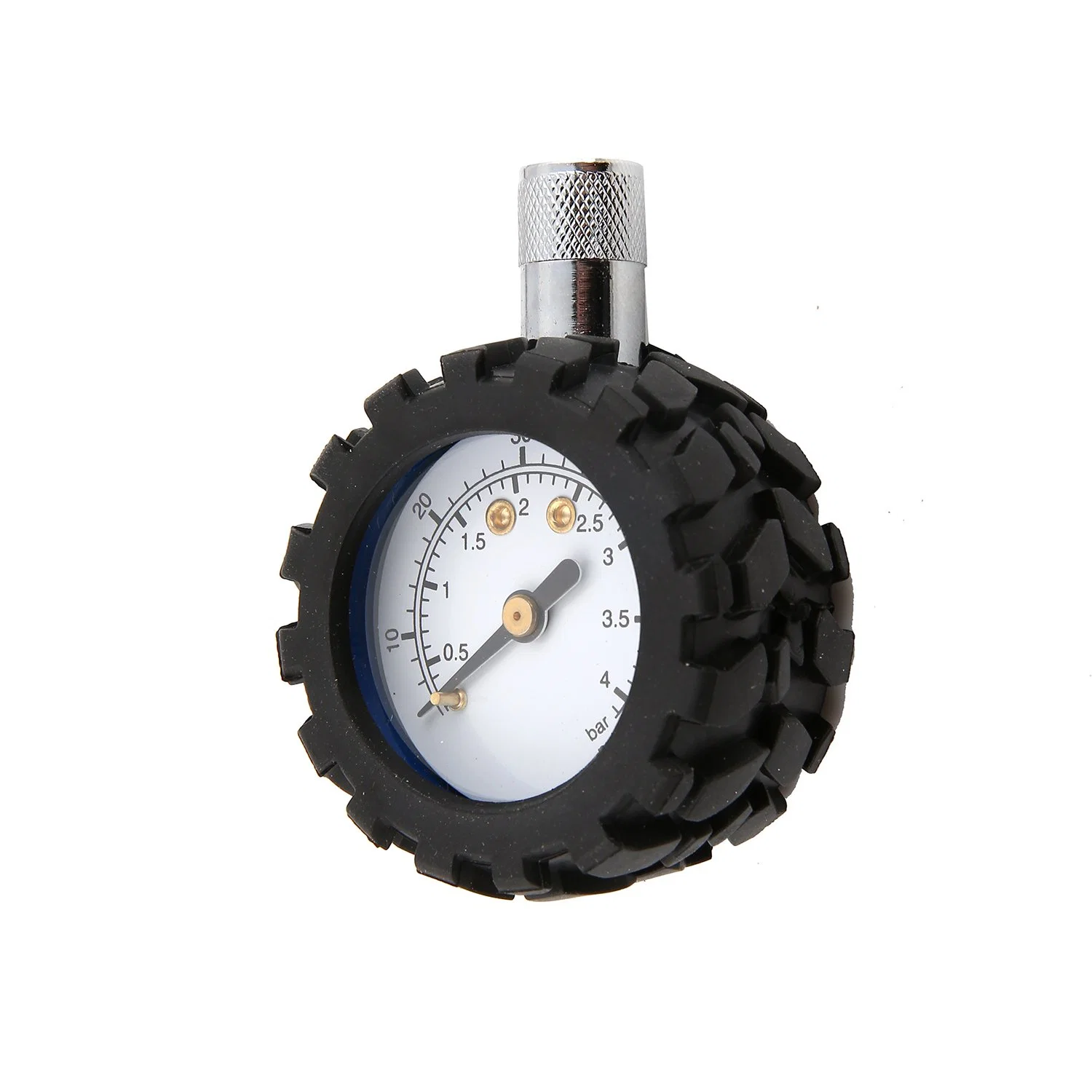 1.5'' Dial Gauge with Rubber Housing Small Size Car Tyre Pressure Monitor