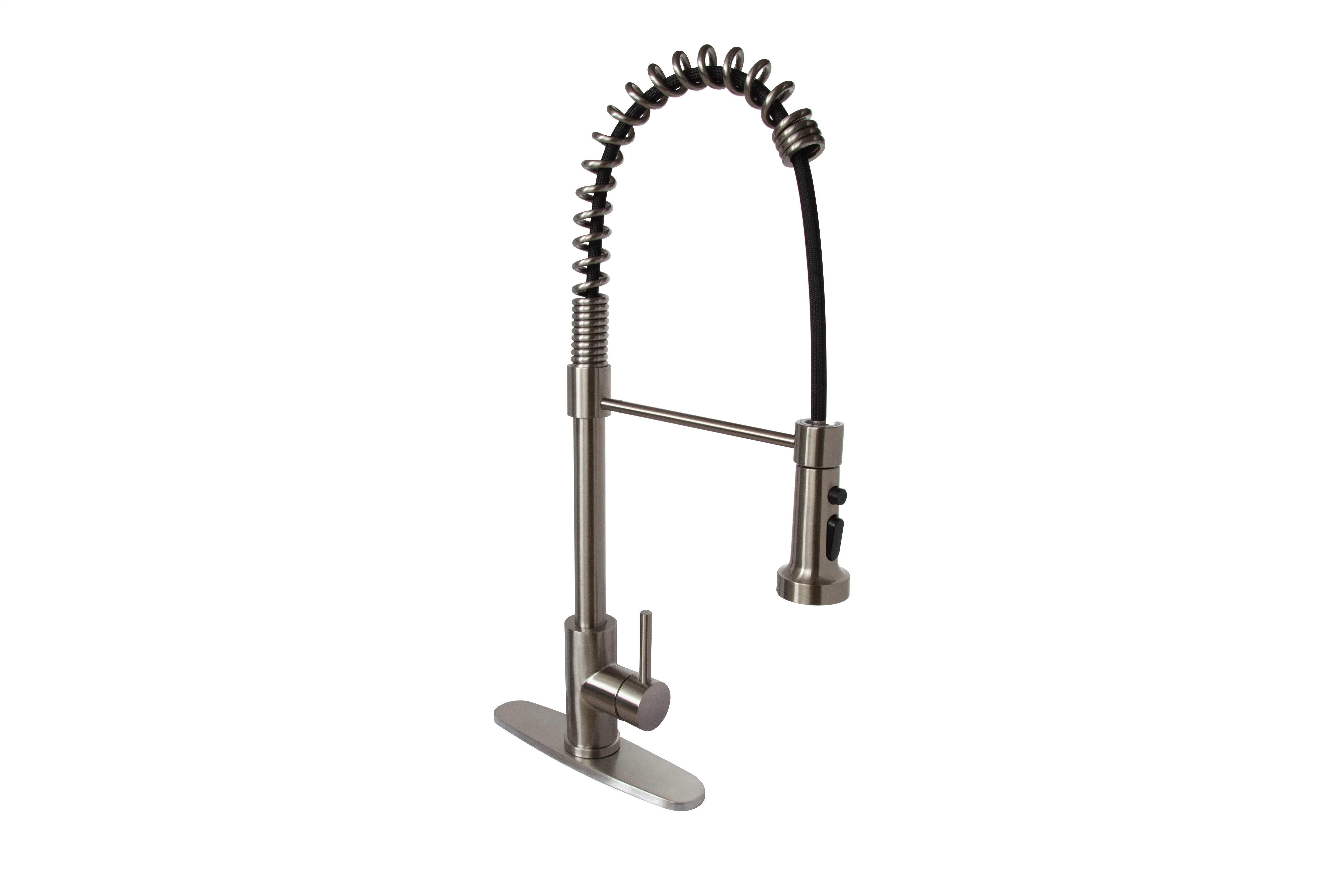 High Quality Modern Stainless Steel Brushed Faucet Pull Faucet