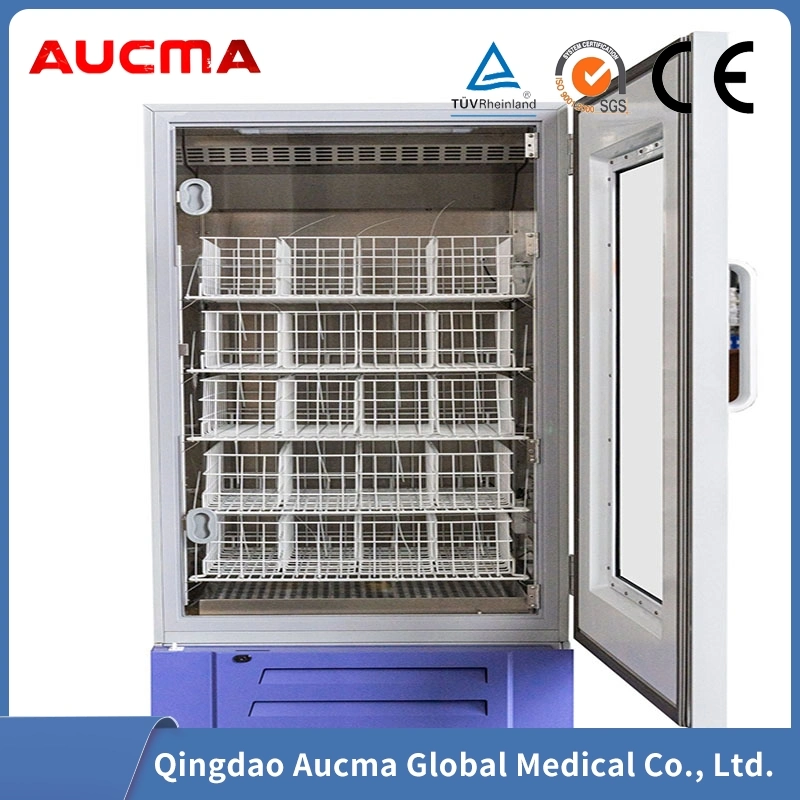 240L Single Door 4 Layers Medical Vaccine Pharmarcy Vertical Blood Bank Refrigerator Price Xc-400