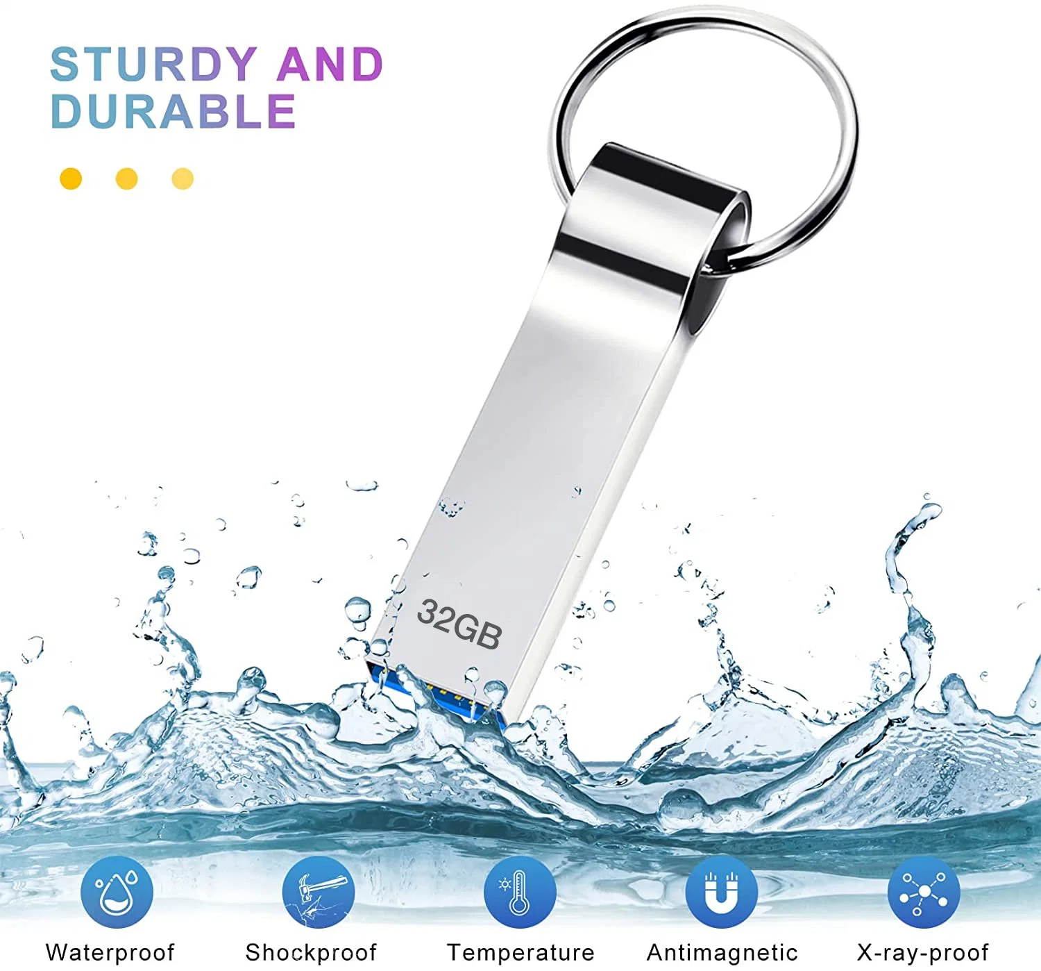 32GB 64GB 128GB USB 3.0 Flash Drive Thumb Drive USB Stick Plastic Memory Stick USB Flash Drive