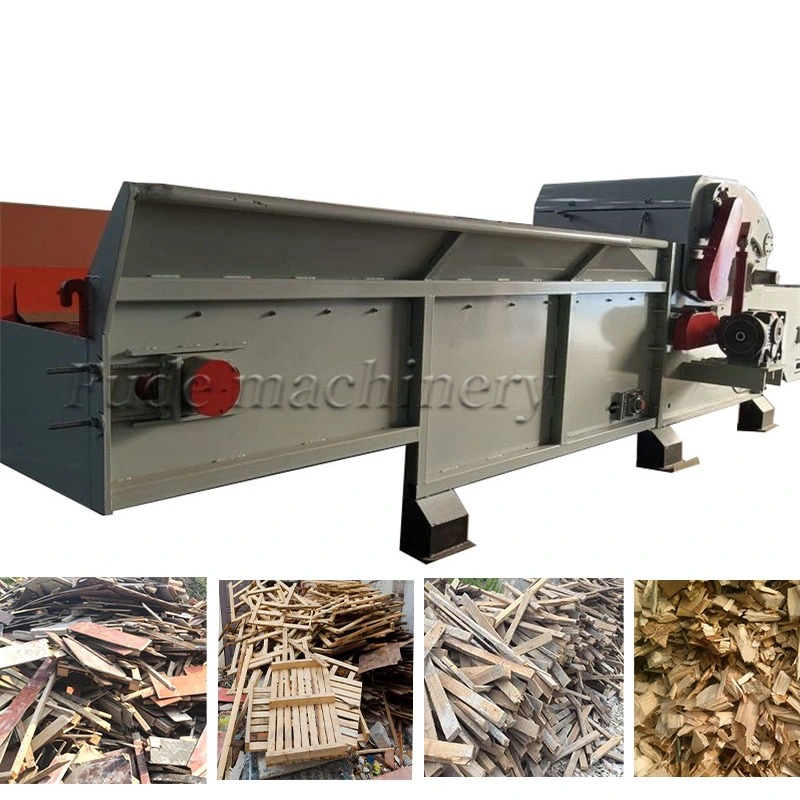 Trituradora de virutas de máquina de amoladora de madera, trituradora de ramas de máquina de madera