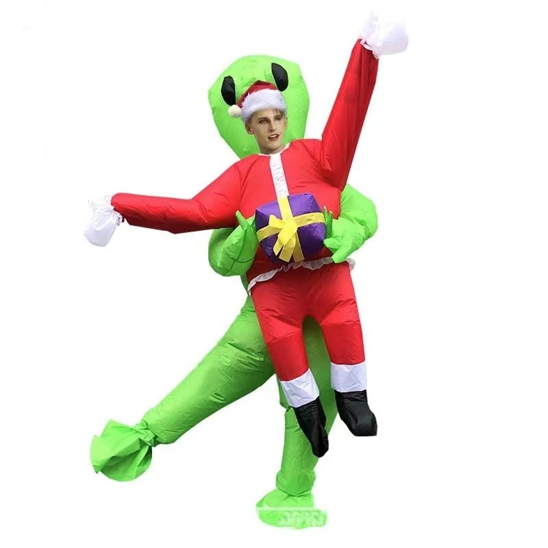 Unisex Erwachsene Lustige Dicke Halloween Weihnachtskostüm Aufblasbare Alien Tragen Weihnachtsmann Kostüme