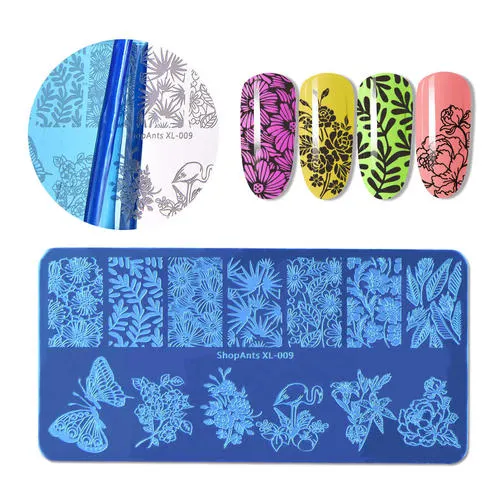 2020 Christmas Nail Stamping Plate Halloween Nails Plates Stamping