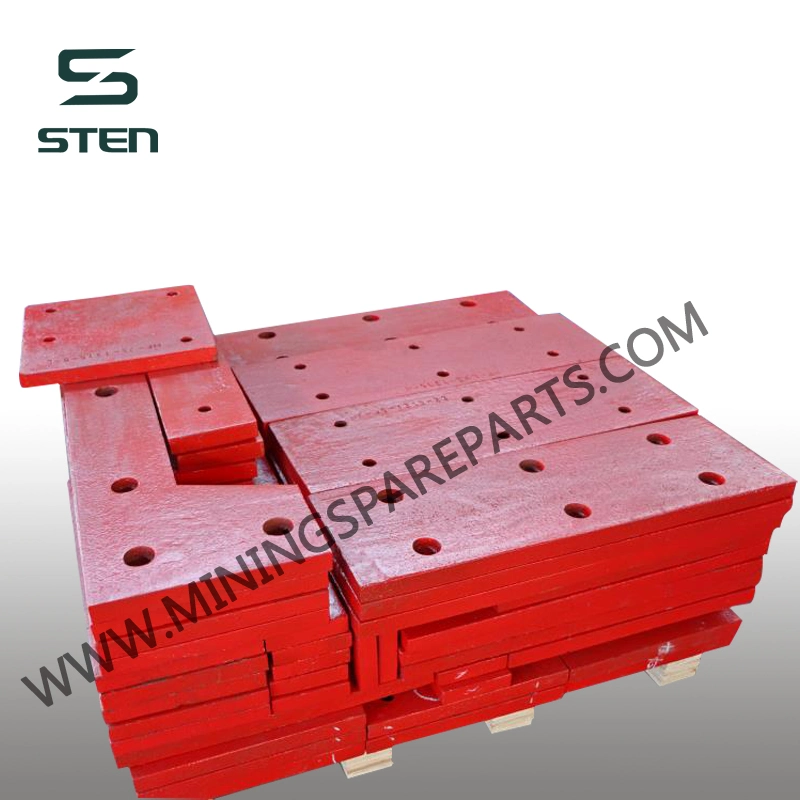 Shanghai Jianshe PF1210 Crusher Parts Scale Board Impact Plates Block