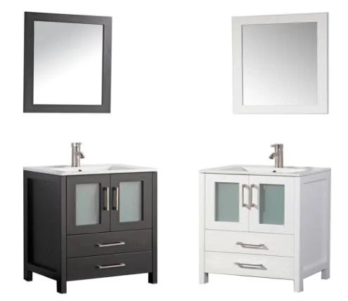 48" Double Sink Floating Modern Bathroom Vanity Set