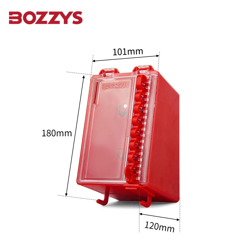 Bozzys Color personalizado de acero colgando pequeños kits de bloqueo y señalización