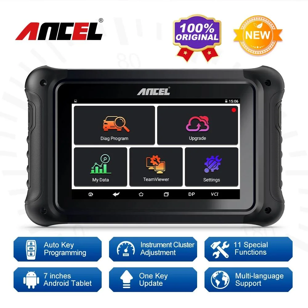 Ancel DP500 Coche programador clave de la herramienta de diagnóstico IMMO Odo Odo de ajuste del panel de instrumentos clave de Scanner OBD2 Herramienta de programación