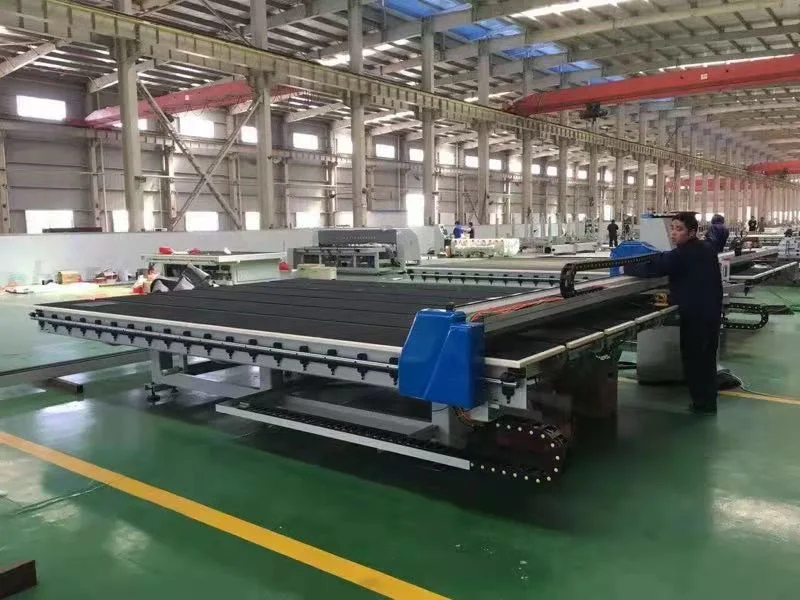 Línea automática de máquinas de mecanizado de corte de vidrio CNC