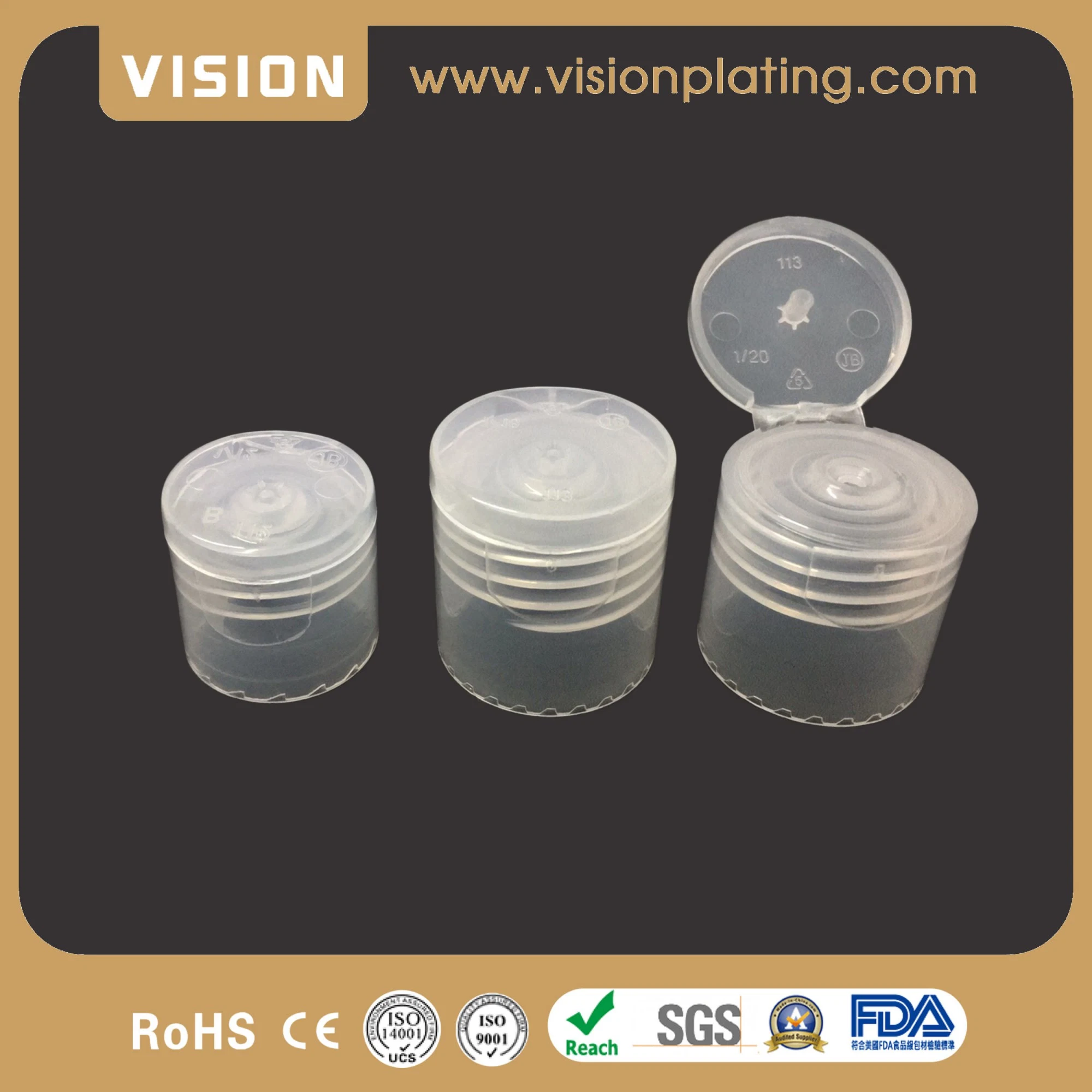 High quality/High cost performance  20/410 20/415 24/410 24/415 28/410 Flip Top Cap Plastic White Flip Top Cap Clear Pet Bottle Caps