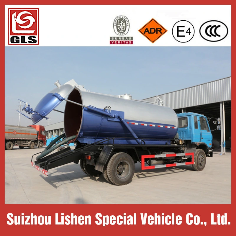 Dongfeng 4X2 8cbm 10cbm 15cbm Vacuum Fecal/Sewage Suction Truck