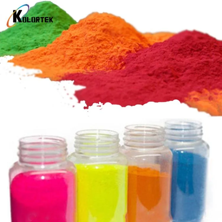 Pigment fluorescent en poudre pour impression textile encre plastique