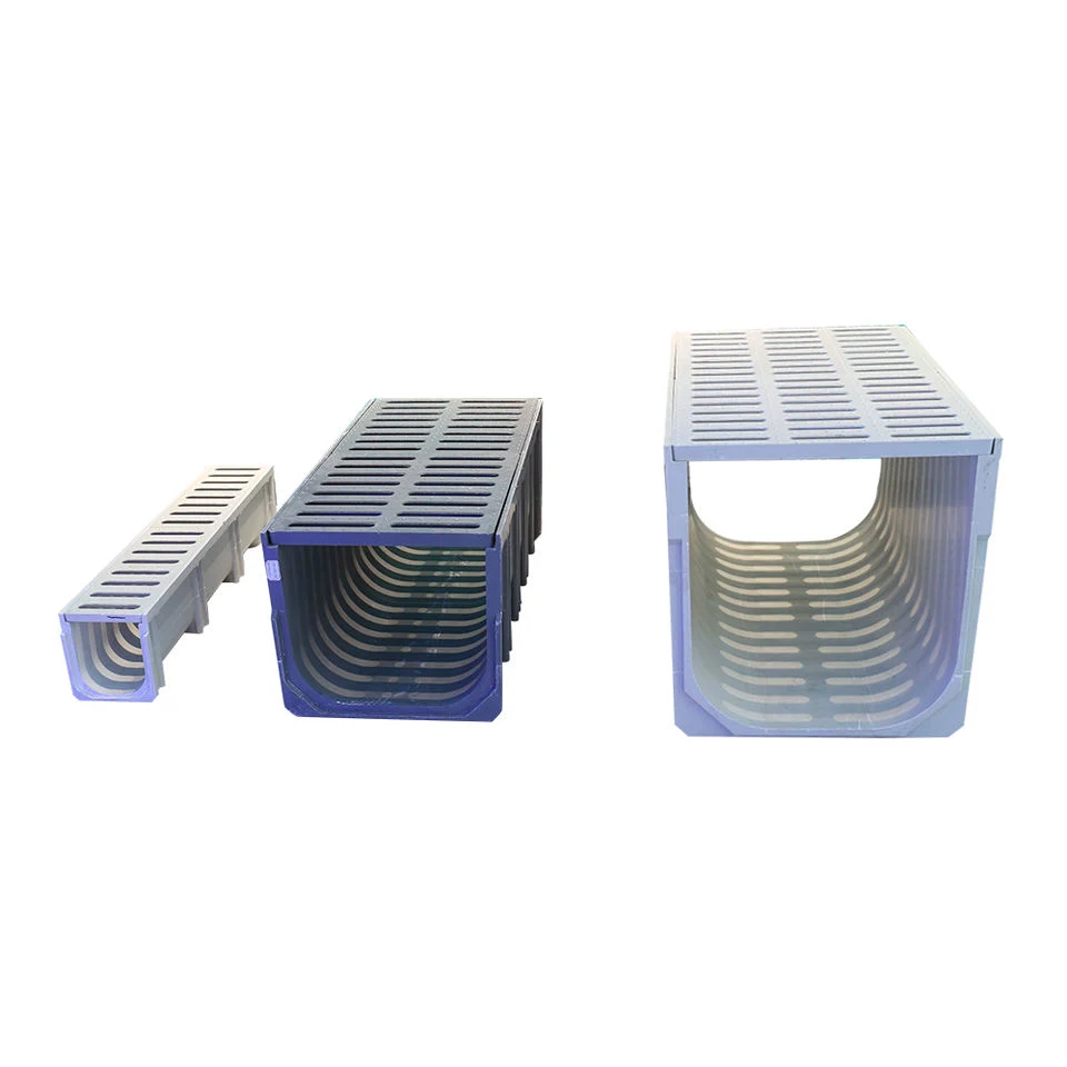 Drive Way Channel Drainage U Type Outdoor Drain Channel Grating Linear Drainage