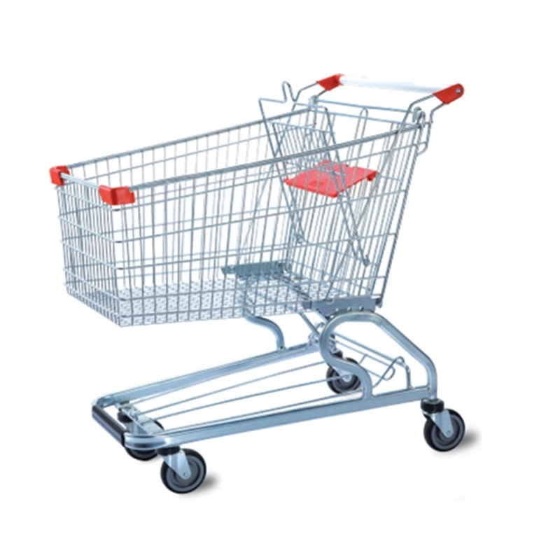 Nuevo diseño 80L Modelo-D estilo Americano Supermarket Shopping Trolley