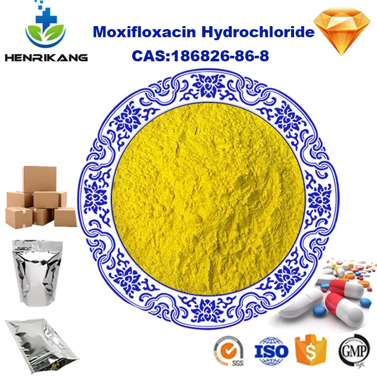 Factory Supply Moxifloxacin Hydrochloride Powder Raw Material CAS 186826-86-8 Moxifloxacin