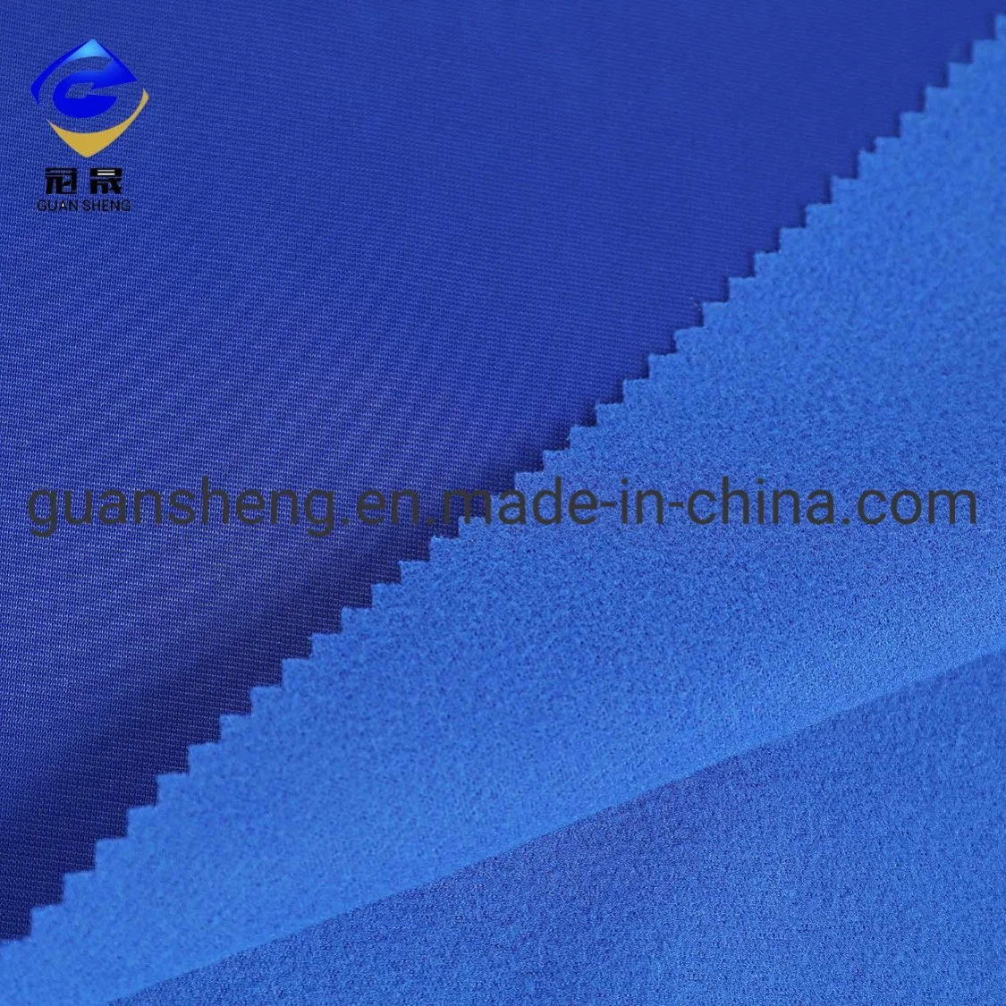 La Chine usine Séjour 100%polyester non tissé de gomme d'interligne de tissu adhésif fusible coupe d'un côté à l'écart non tissé pour vêtements en tissu d'interligne