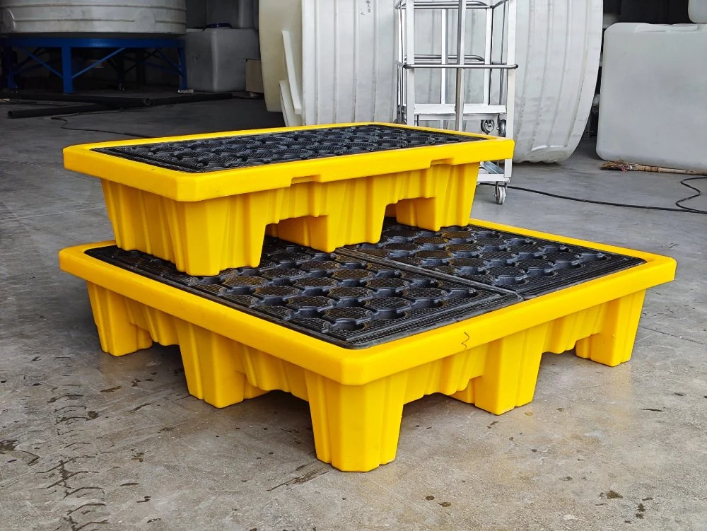 High Capacity IBC Leakage-Proof Spill Pallet for Drum Barrel