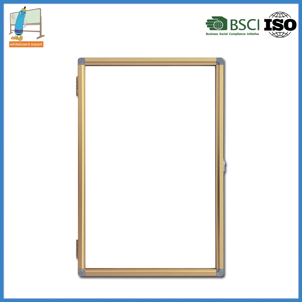 9xa4 Wall Mounted Display Lockable Showcase Whiteboard Notice Board