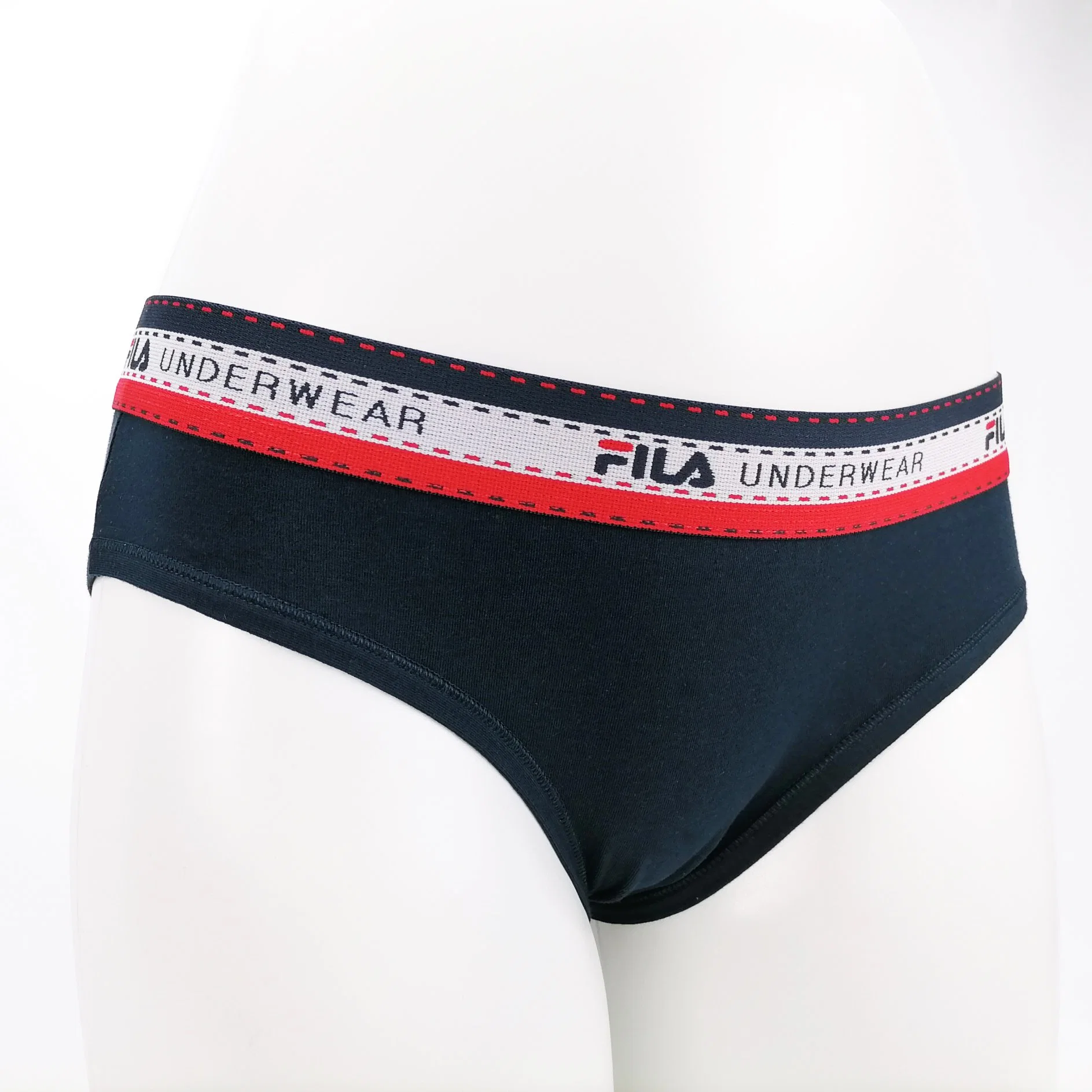 Classic Navy Color Wide Waistband Womens Bikini Panty with Factory Price