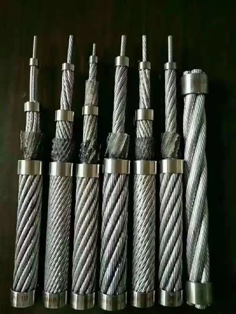 Prestressed Steel Wire Rope Anchor Cables for Power Communication