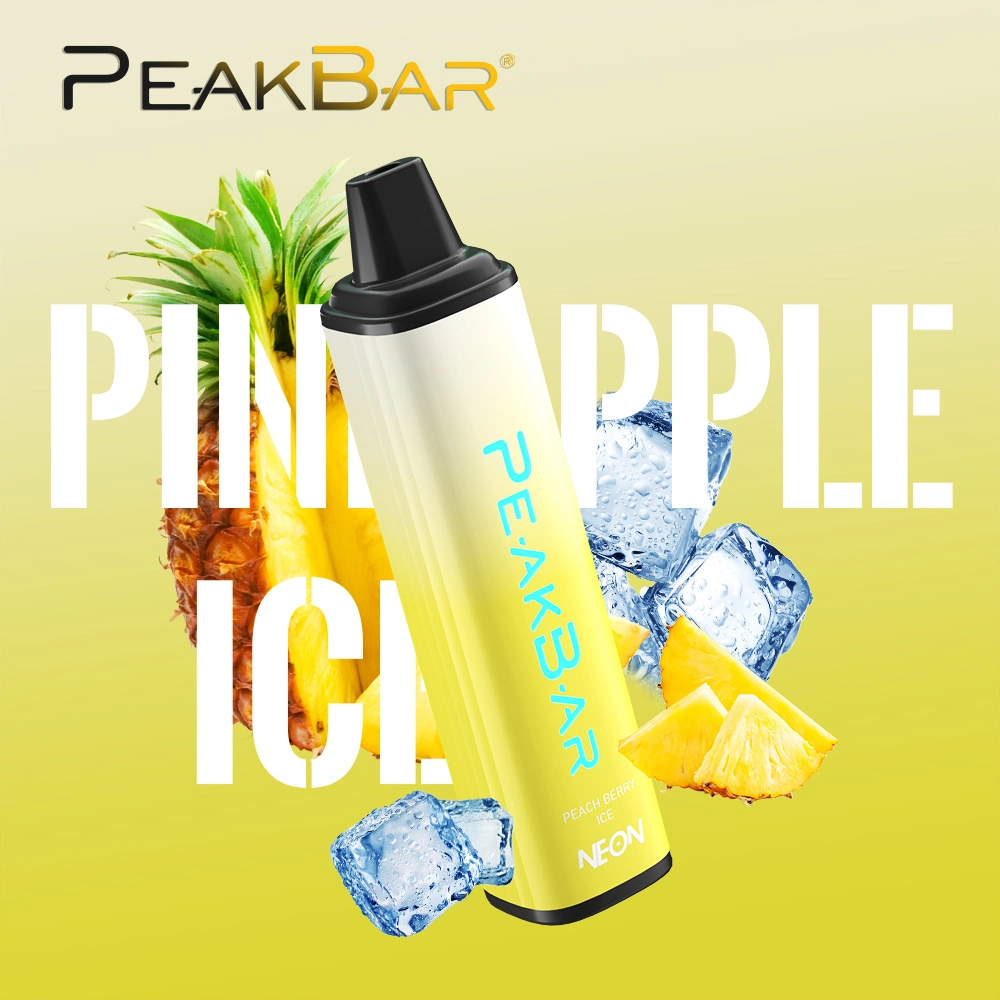 Peak Bar Wholesale Flashing LED Logo Rechargeable Battery E Cigarette Big 6000 Puff Fruits Disposable Vape Pen Price