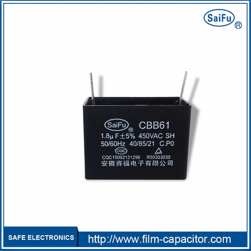 Fan Capacitor Cbb61 AC Capacitor 500VAC