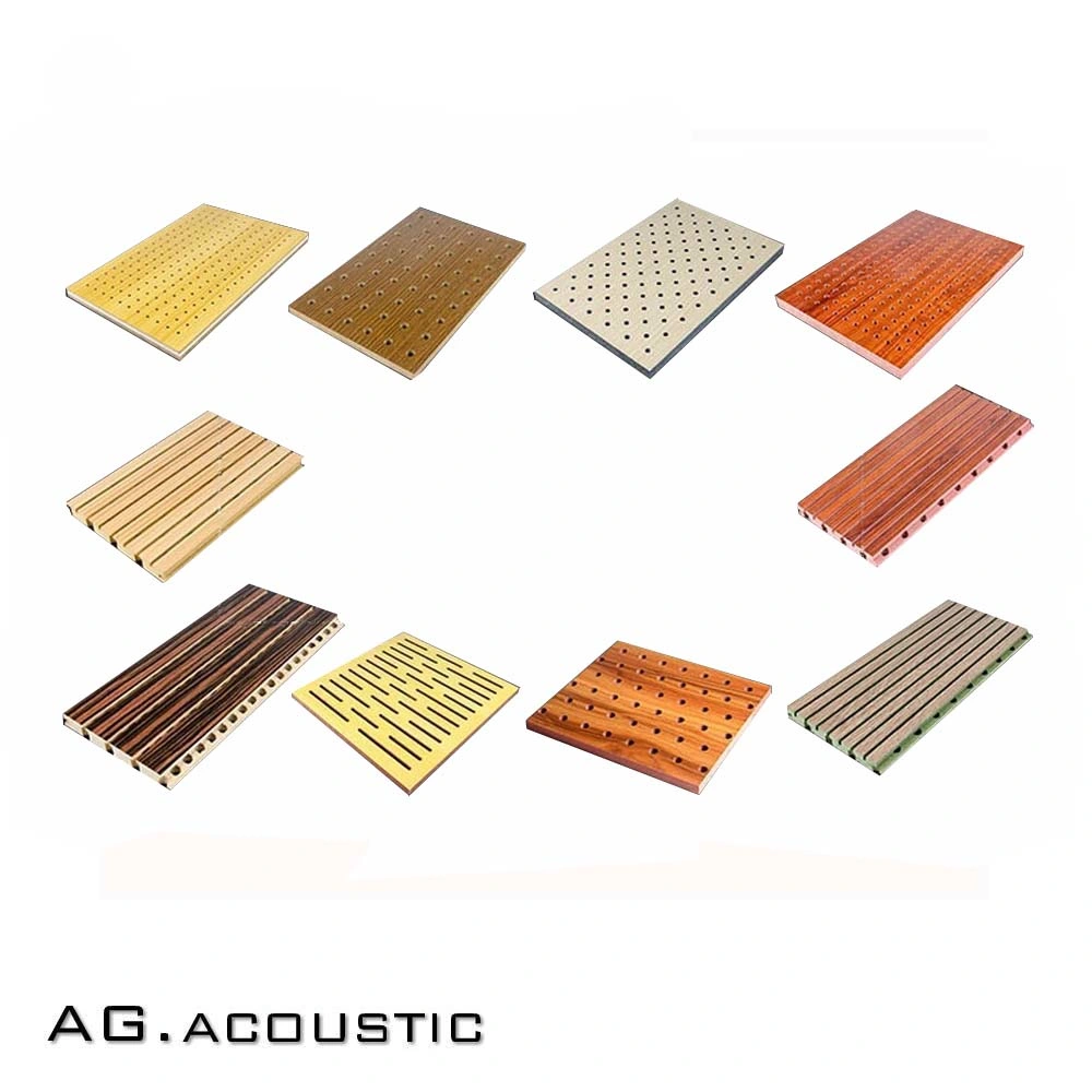 AG. Acoustic Sound Absorption Materials Soundproof Perforated MDF Wall Panels for Recording Room