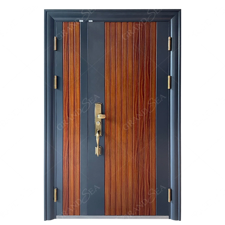 House Use Anti-Theft Interior Modern Strong Metal Exterior Steel Security Front Steel Doors