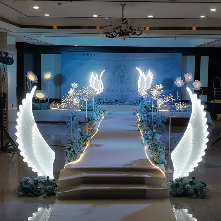 Decoración de la fiesta de la foto de la mariposa escenario de la boda Walkway LED Motif Light