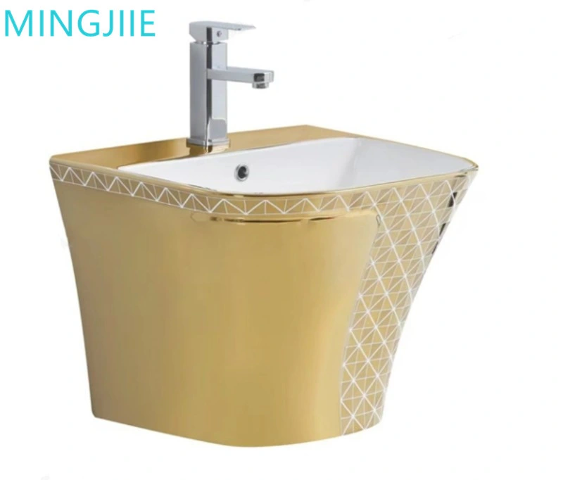 Nice Design Sanitary Ware Ceramic One Piece Toilet Set with Colored Toilet No Fading Silver and Gold Electroplating Toilet