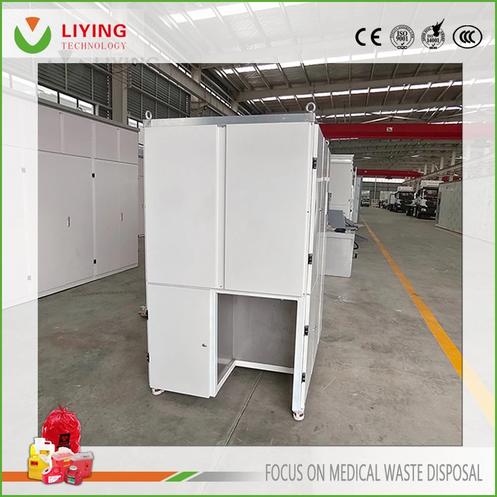 Environmental Dental Waste Onsite Vertical/ Horizontal Microwave Steam Autoclave Sterilization System with Shredder