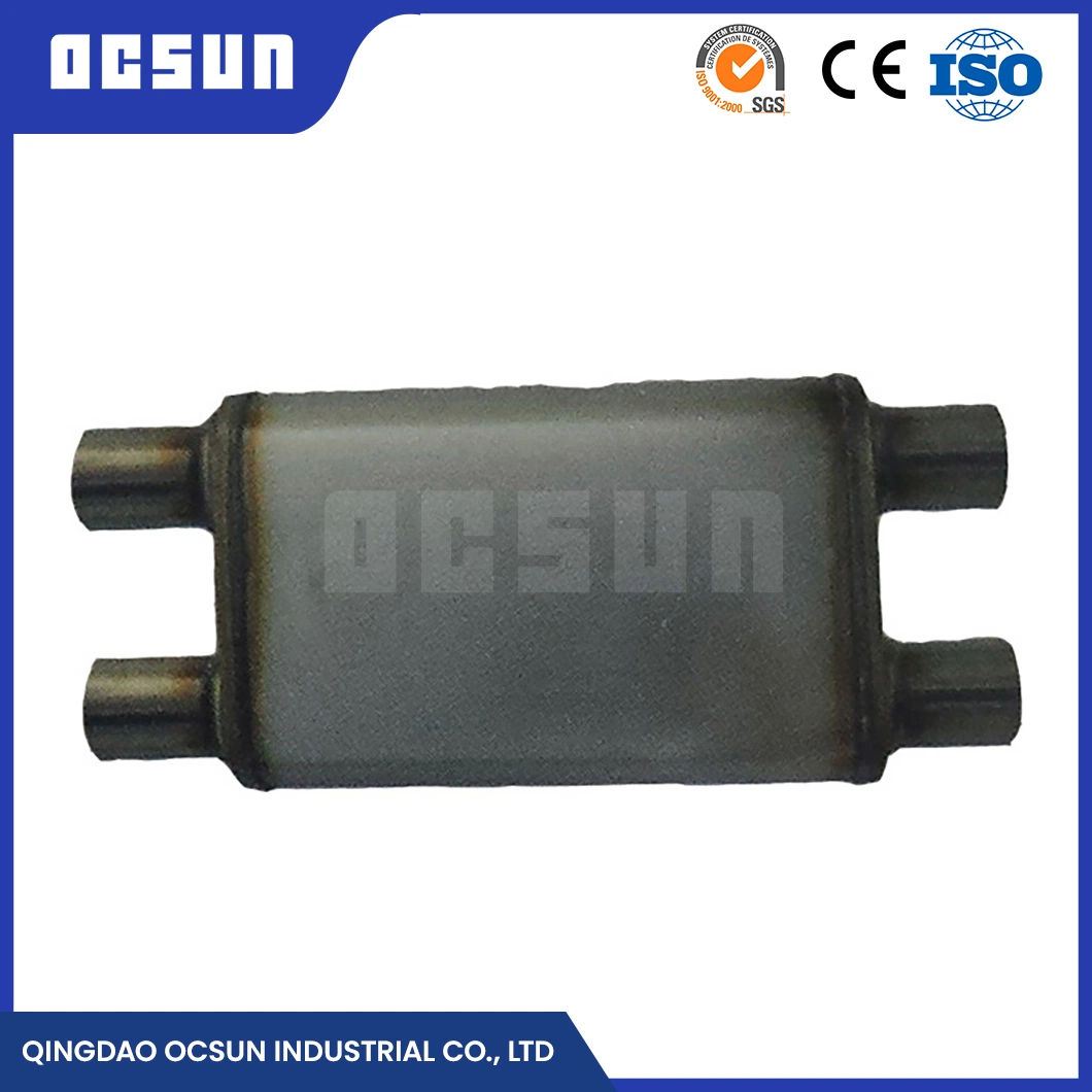 Ocsun OEM Custom 409 304 Stealer مادة تلقائية من الفولاذ المقاوم للصدأ تصنيع جهاز كاتم السيارات في الصين